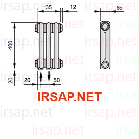 Радиатор IRSAP Tesi 20400/3 T18 CL 01